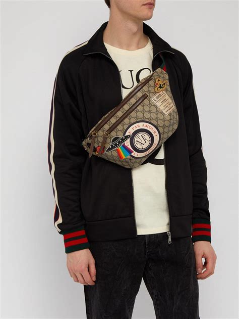 gucci men's waist bag|gucci belt bag men's sale.